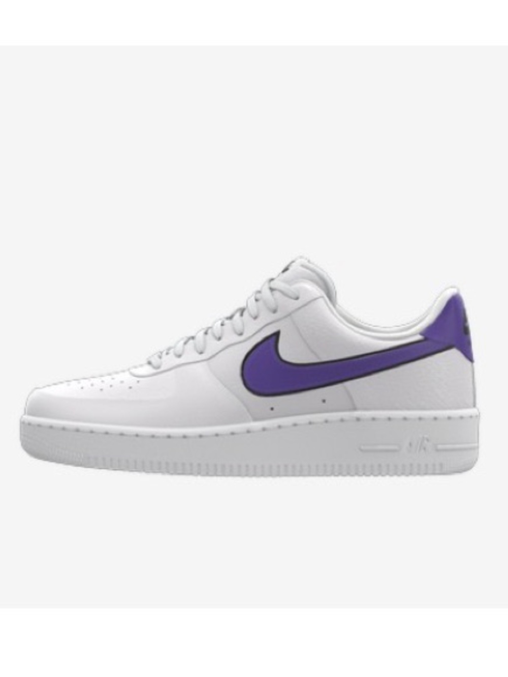 Nike Air Force 1’s Custom Purple Low-Top Sneakers